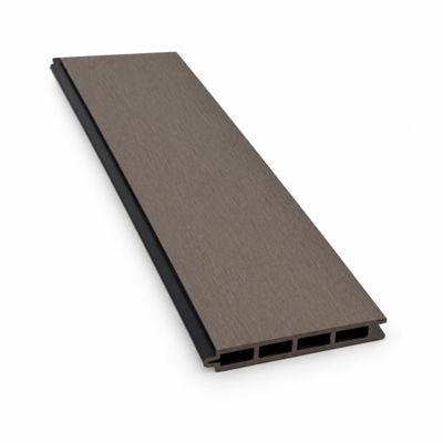 Lame de clôture bois composite Larko L176 cm / l 14.8cm / E 21mm Marron, ep.21mm, l.14,8cm, L.176cm