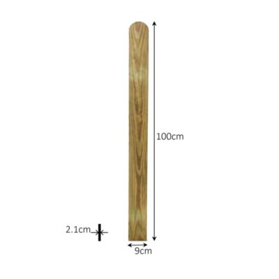 Lame de clôture bois L.100 x H.9 cm x ép.21 mm, Klikstrom Lemhi