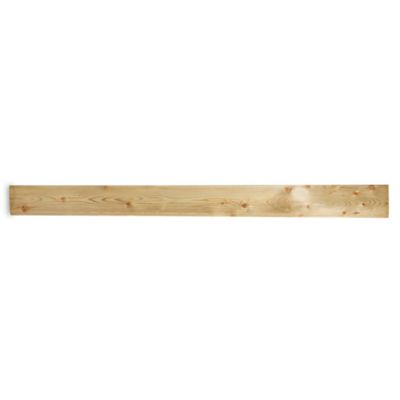Lame de clôture bois L.180 x H.14,5 cm x ép.21 mm, Klikstrom Neva