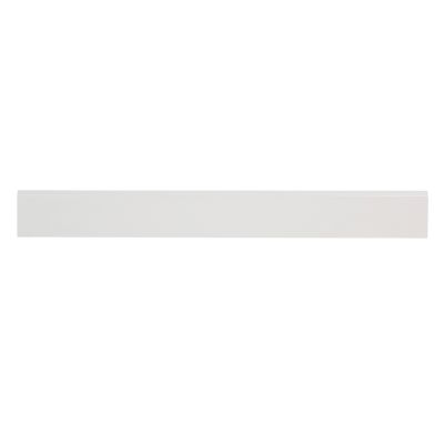 Lame de clôture en PVC blanc emboîtable L.180 x H.20 cm x ép.30 mm
