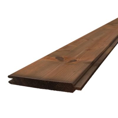 Lame de construction pour bardage coloris bronze 145 x 2390 x Ep. 18 mm autoclave classe 3