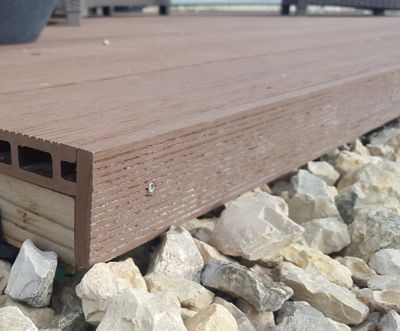Lame de finition pour bardage Greenwall et terrasse Greendeck anthracite L.2,2 m