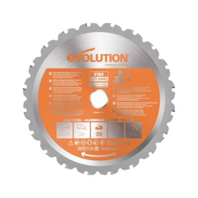 Lame de scie à onglet radiale multi-matériaux Evolution R185TCT-20MS 185mm