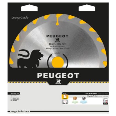 Lame de scie à onglet radiale Peugeot Ø 305 mm 60T