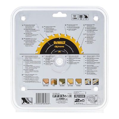 Lame de scie circulaire DEWALT DT10302-QZ 184x16 mm 24 dents Elite Series