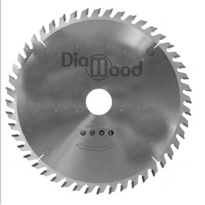Lame de Scie Circulaire HM D. 190 x Al. 30 x ép. 2.8/1.8 mm x Z48 Alt pour Bois - Diamwood