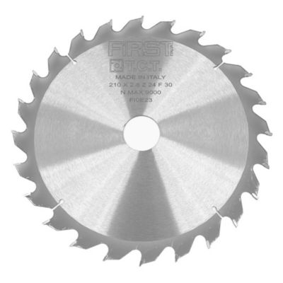 Lame de Scie Circulaire HM D. 210 x Al. 30 x ép. 2,8/1,8 mm x Z24 Alt pour Bois - ELETH I - FIRST ITALIA