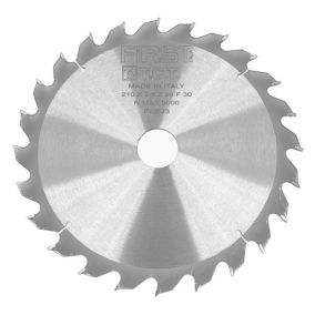 Lame de Scie Circulaire HM D. 210 x Al. 30 x ép. 2,8/1,8 mm x Z24 Alt pour Bois - ELETH I - FIRST ITALIA