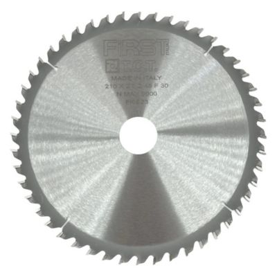 Lame de Scie Circulaire HM D. 210 x Al. 30 x ép. 2,8/1,8 mm x Z48 Alt pour Bois - ELETH II - FIRST ITALIA