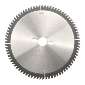 Lame de scie circulaire HM finition D. 255 x Al. 30 x ép. 3,2/2,2 mm x Z80 TP Neg pour Alu/bois - Diamwood