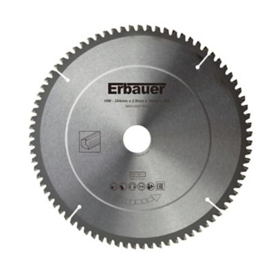 Lame de scie circulaire Multi Erbauer Ø254 x30/25/20/16 coupe propre 80 dents