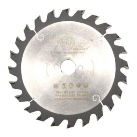 Lame de scie circulaire portative HM débit D. 160 x Al. 20 x ép. 2,5/1,6 mm x Z24 Alt pour bois - Diamwood