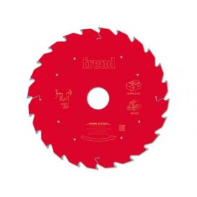 Lame de scie circulaire pour bois 24 dents D165mm - FREUD - F03FS10052