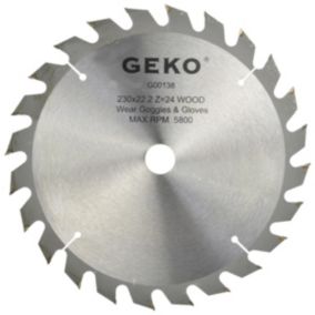 Lame de scie circulaire TCT pour bois       diam230x22 24 dents