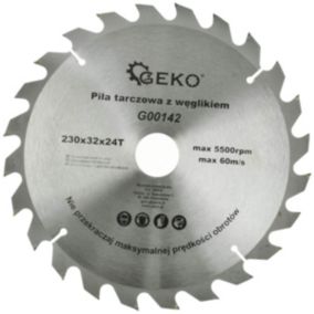 Lame de scie circulaire TCT pour bois       diam230x32 24 dents