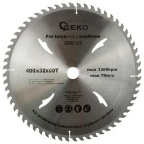 Lame de scie circulaire TCT pour bois       diam400x32 60 dents
