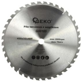 Lame de scie circulaire TCT pour bois       diam450x32 40 dents