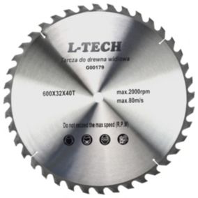 Lame de scie circulaire TCT pour bois       diam600x32 40 dents