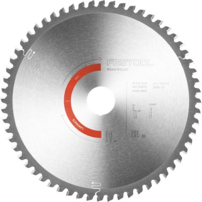 Lame de scie Festool 216 x 2,3 x 30 mm WZ/FA60 pour KS 60 - 500123