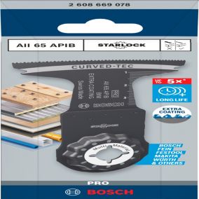 Lame de scie plongeante pour outil multifonction Bosch Pro AII 65 APIB Starlock bois, métal et plastique