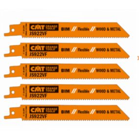 Lame de scie sabre 150 mm - bois / métal par 5 pièces -  CMT