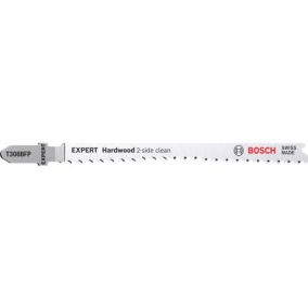 Lame de scie sauteuse Hardwood 2-SIDE Clean T 308 BFP L117mm pack de 5 - BOSCH - 2608900548