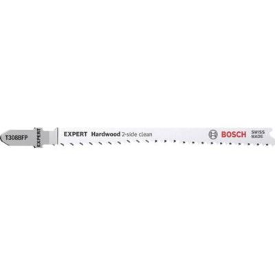 Lame de scie sauteuse Hardwood 2-SIDE Clean T 308 BFP pack de 3 - BOSCH - 2608900547