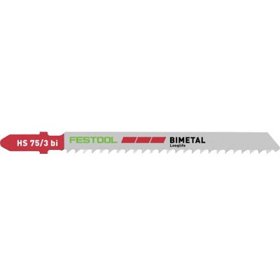 Lame de scie sauteuse HS 75/3 BI/5 pour matériaux plastiques solides - FESTOOL - 204336