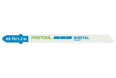 Lame de scie sauteuse METAL STEEL/STAINLESS STEEL HS 75/1,2 BI/5 - FESTOOL - 204270