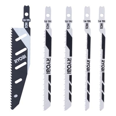 Lame de scie sauteuse vendue par 5 Long 102 mm Ryobi