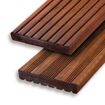 Lame de terrasse bois exotique morado L.215 x l.14,5 cm
