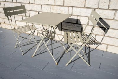 Lame de terrasse clipsable effet pierre L.78 x l.19,5 cm, ép.38 mm