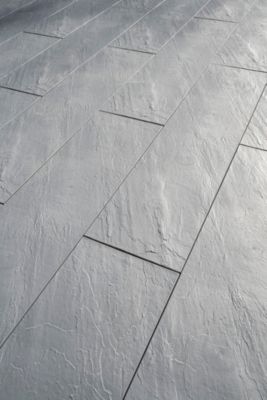 Lame de terrasse clipsable effet pierre L.78 x l.19,5 cm, ép.38 mm