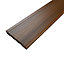 Lame de terrasse composite brun Xtrem L.244 x l.12,7 cm