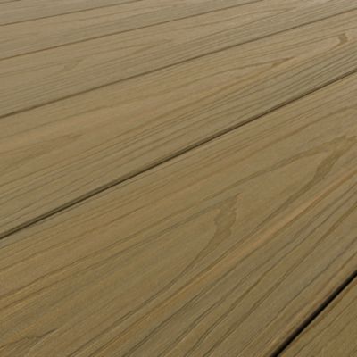 Lame de terrasse composite coloris chêne Neva Premium Klikstrom L.220 x l.14,5 cm