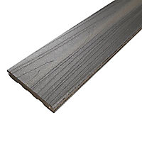 Lame de terrasse composite gris Xtrem L.244 x l.12,7 cm