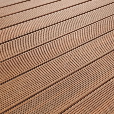 Lame de terrasse composite marron Good Home Hudson 240 x 12,7 cm