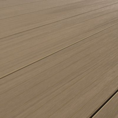 Lame de terrasse composite marron Neva Premium Klikstrom L.220 x l.14,5 cm