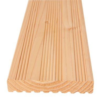 Lame de terrasse douglas naturel Soren L.300 x l.14,4 x ép. 2,7 cm