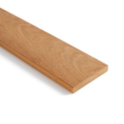 Lame de terrasse en bois exotique d'Itauba L.245 x l.14,5 x ép.2,1 cm
