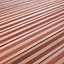 Lame de terrasse en bois exotique mukulungu Taran L.250 x l.14.5 x ép. 2,2 cm