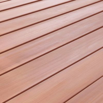 Lame de terrasse en bois exotique mukulungu Taran L.250 x l.14.5 x ép. 2,2 cm