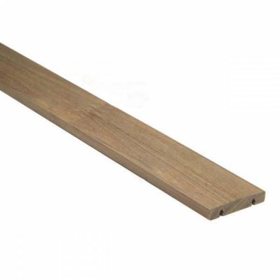 Lame de terrasse en ipé sec séchoir clipsable 21x120mm 1 face bombée  - Longueur de lame : 2100 mm
