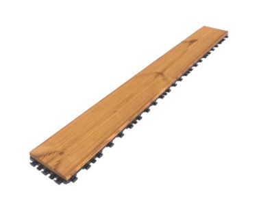 Lame de terrasse en pin thermo-chauffée Smartdeck L.120 x l.15 cm, ép.25 mm