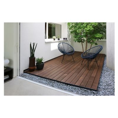 Lame de terrasse frêne Areto L.200 x l.11,8 cm
