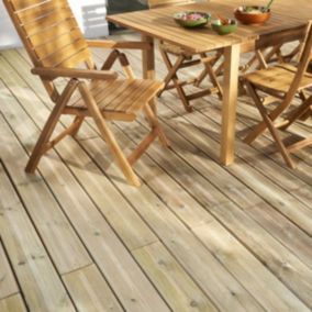 Lame de terrasse pin du Nord Lemhi Klikstrom L.240 x l.14,4 x ép. 2,7 cm