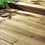 Lame de terrasse pin L.240 x l.9,6 cm