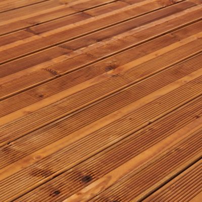 Lame de terrasse pin marron Lemhi L.240 x l.14,4 cm