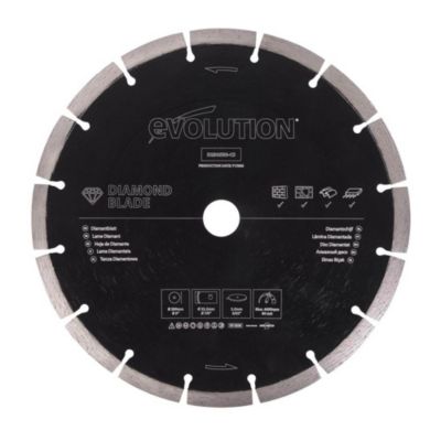 Lame diamant de scie circulaire Evolution ø230 mm