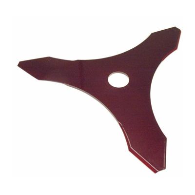 Lame droite professionnelle pour débroussailleuse 3 dents L:255 ép.:3